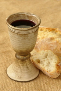 Eucharist bread wine